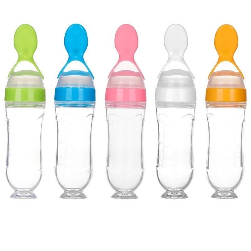 Biberon avec cuillère pour nouveau-né | EasyBottle™ - Baby Boubou