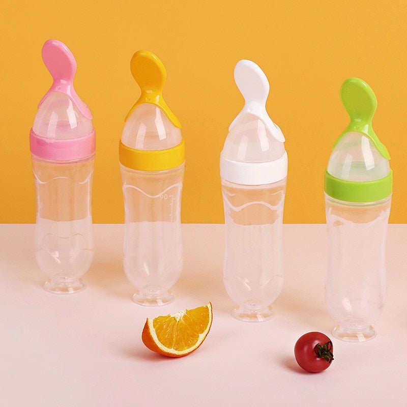 Biberon avec cuillère pour nouveau-né | EasyBottle™ - Baby Boubou