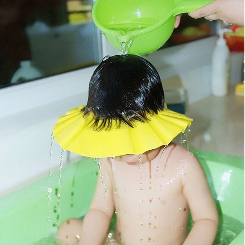 Visière chapeau pour douche bébé I ShampooCap™ - Baby Boubou